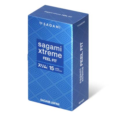 Sagami Xtreme Feel Fit 51mm 15's Pack Latex Condom-thumb