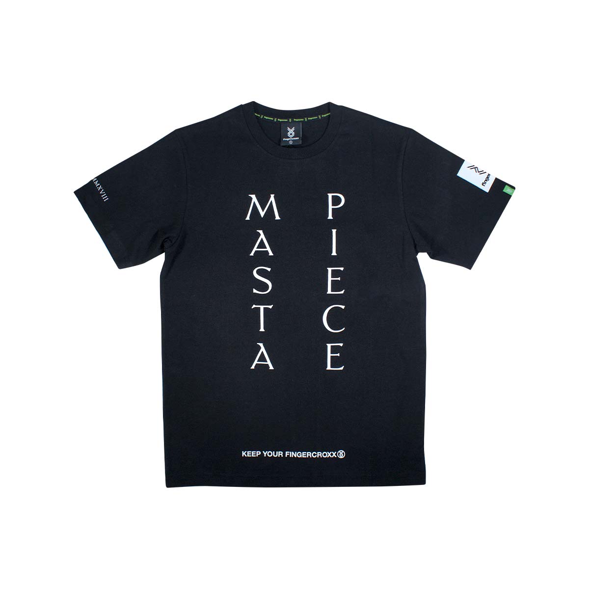 MastaMic MASTAPIECE x Fingercroxx T-Shirt (Black)-p_1