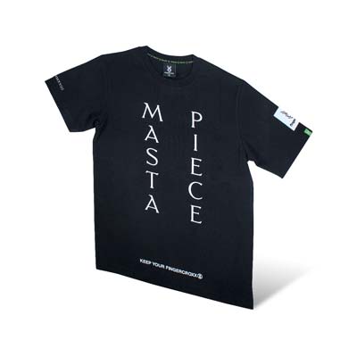 MastaMic MASTAPIECE x Fingercroxx T-Shirt 黑色 (加大码)