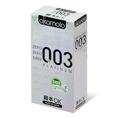 Okamoto 0.03 Platinum 10's Pack Latex Condom-thumb