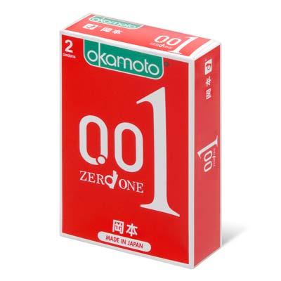 Okamoto 0.01 Hydro Polyurethane Condom 2's Pack PU Condom-thumb