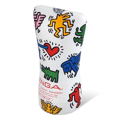 TENGA ✕ Keith Haring Soft Tube Cup-thumb