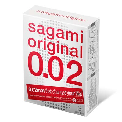 Sagami Original 0.02 3's Pack PU Condom-thumb