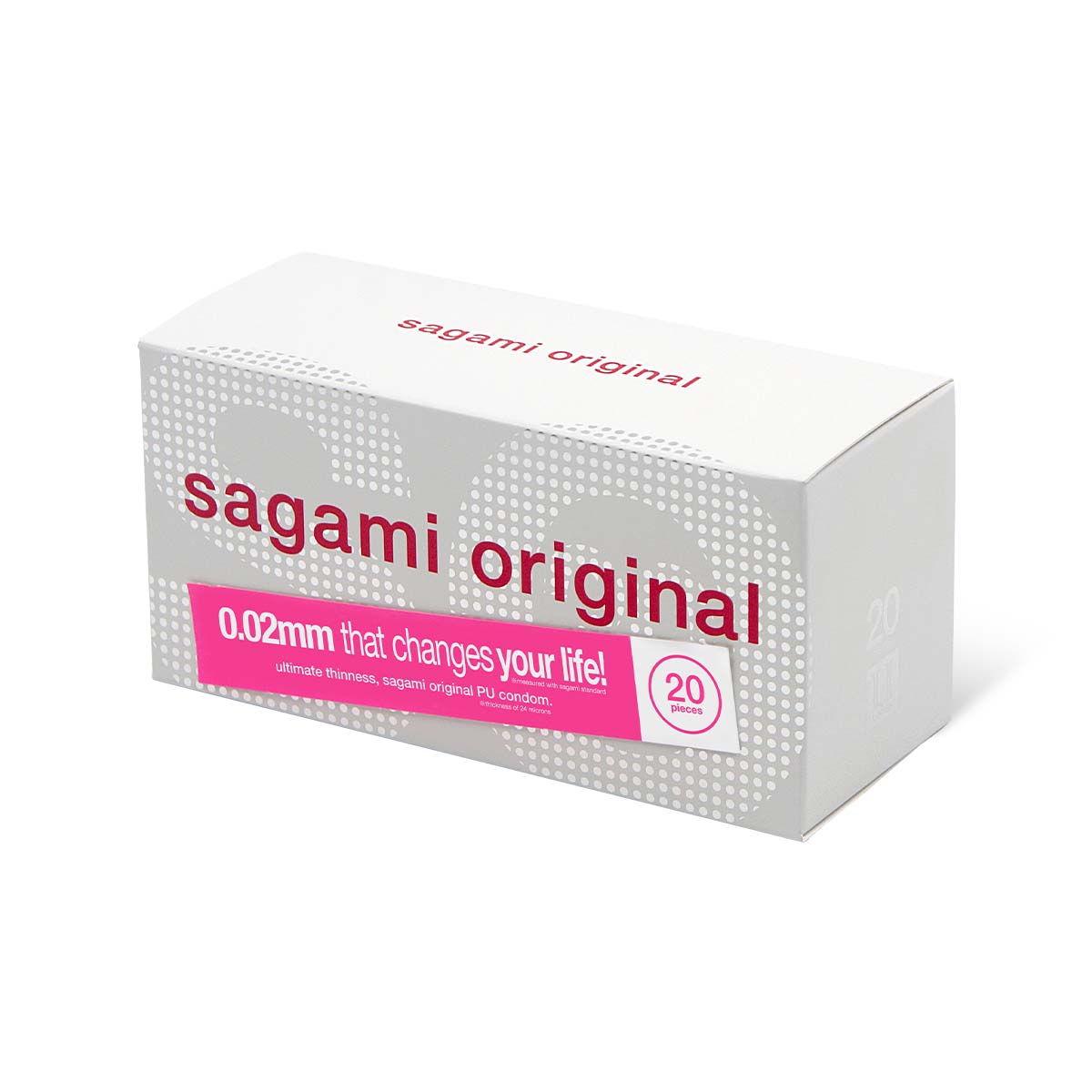 Sagami Original 0.02 20's Pack PU Condom-thumb