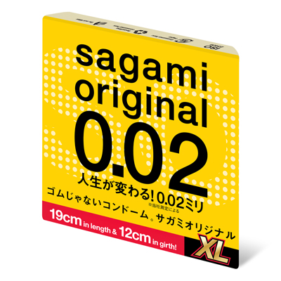 Sagami Original 0.02 XL-size 1's Pack PU Condom-thumb
