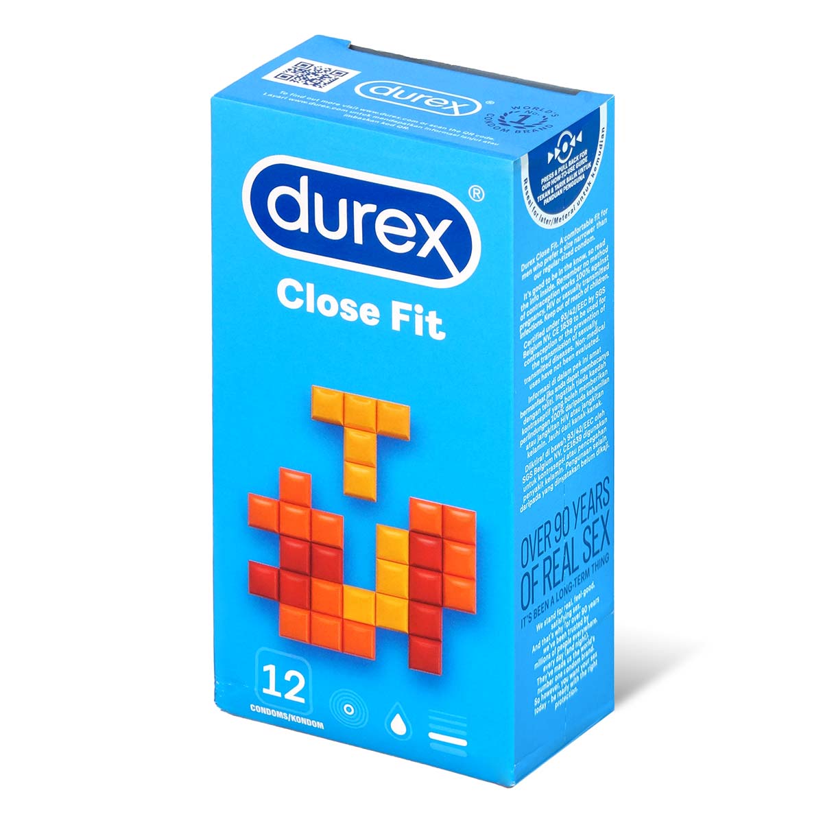 Durex Close Fit 12's Pack Latex Condom-p_1