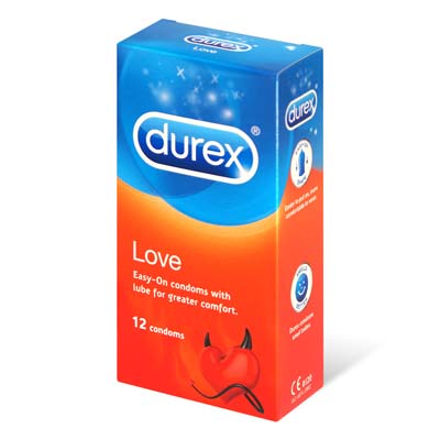Durex Love 12's Pack Latex Condom-thumb