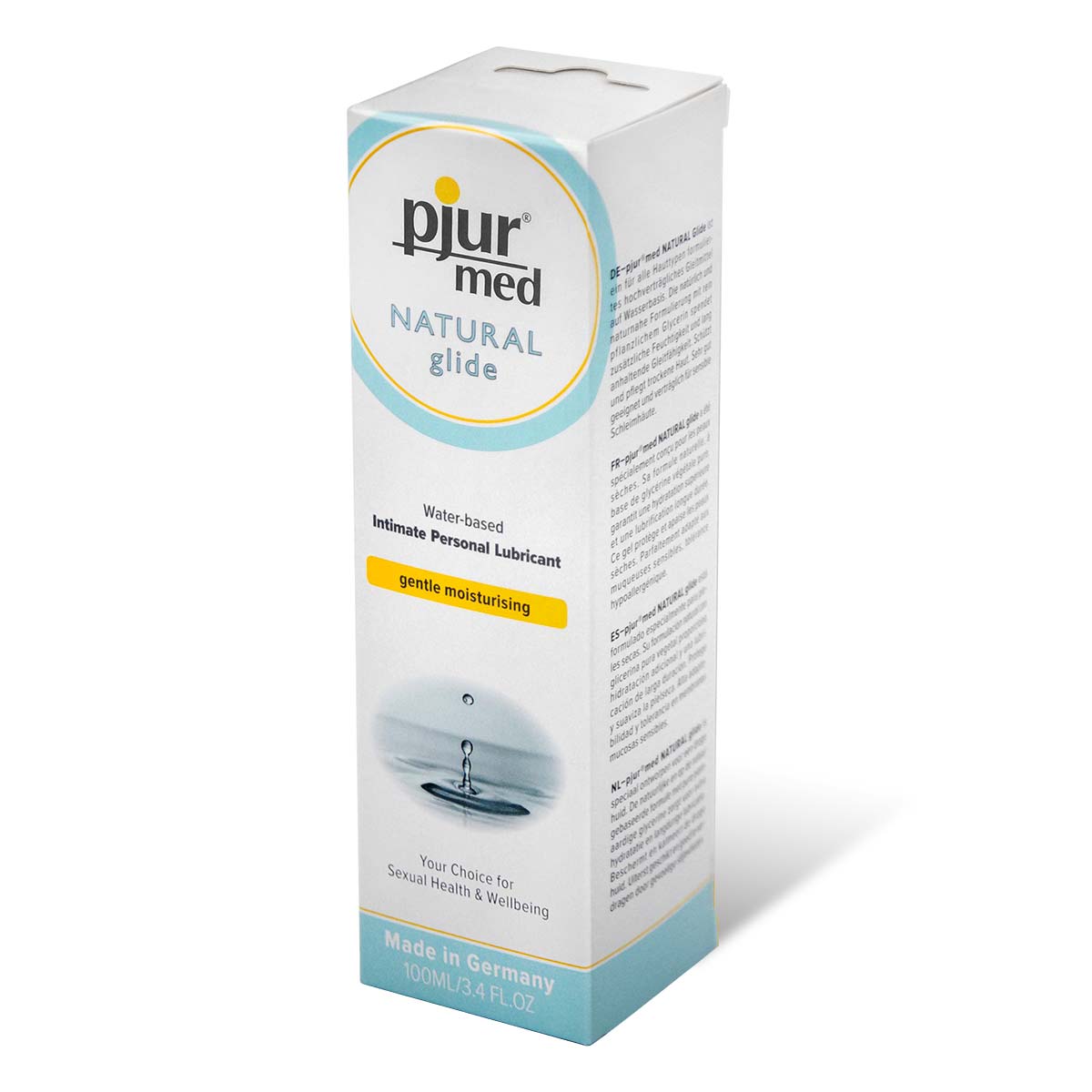pjur med NATURAL glide 100ml Water-based Lubricant-thumb_1