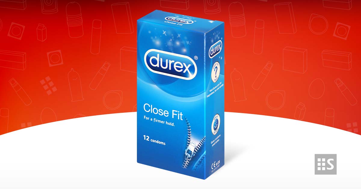 DUREX Close Fit For Firmer Hold 12 Condoms FREE EXPRESS SHIPPING