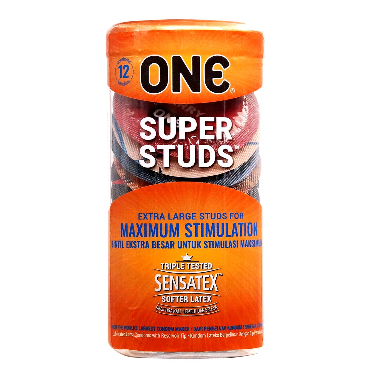 ONE Super Studs 12's Pack Latex Condom-p_2