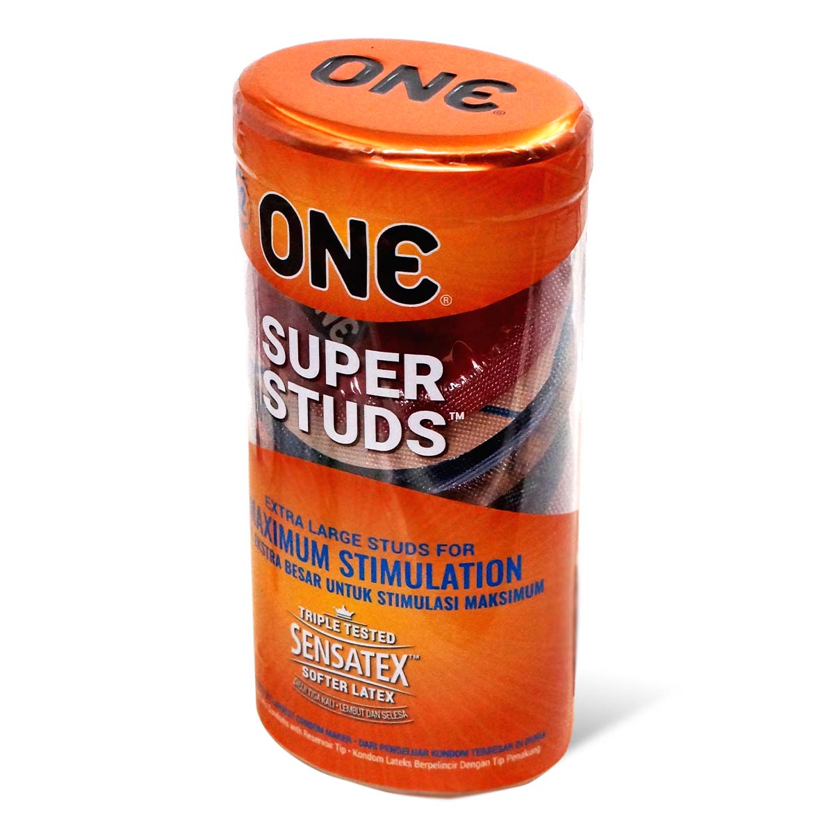 ONE Super Studs 12's Pack Latex Condom-thumb