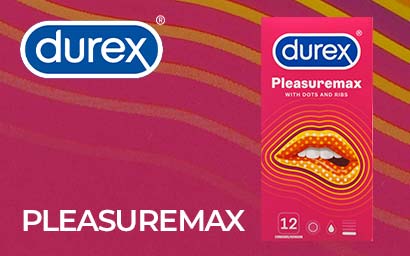 Durex Pleasuremax 12's Pack Latex Condom-hot